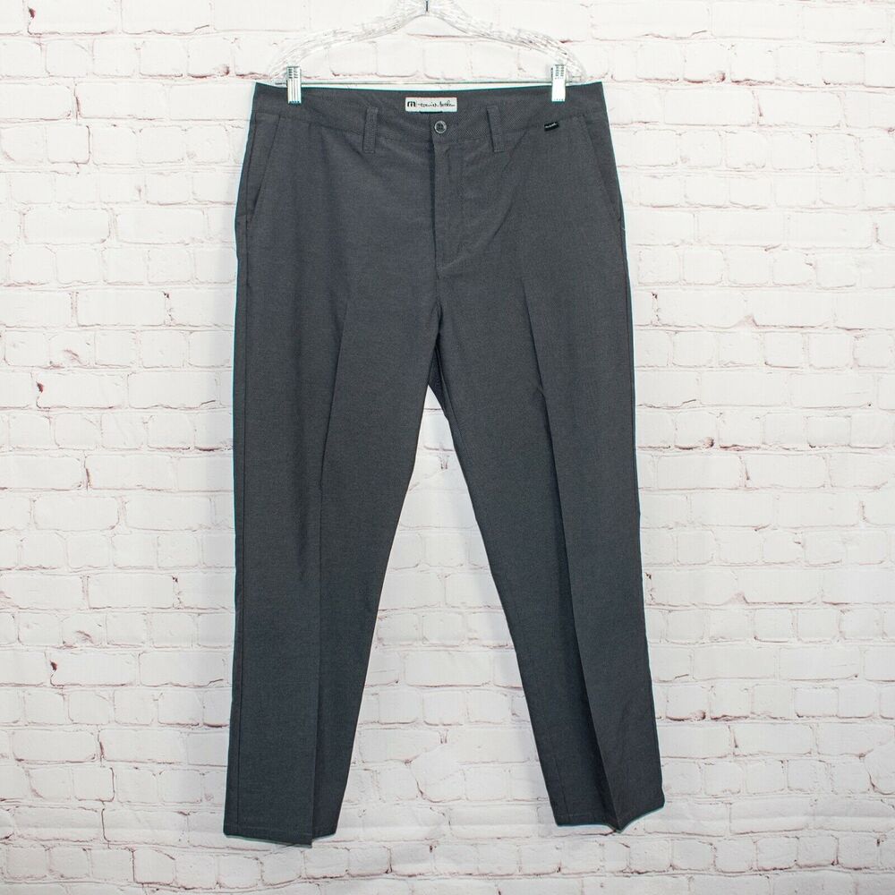 Travis Mathew Men's Golf Chino Pants Gray Size 36
